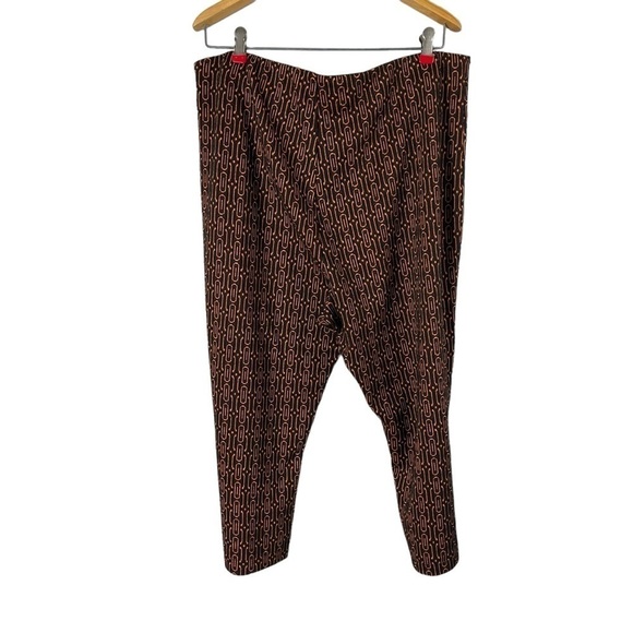 DOLAN x ANTHROPOLOGIE Dulcea Cropped Flare Printed Pants - Picture 4 of 8